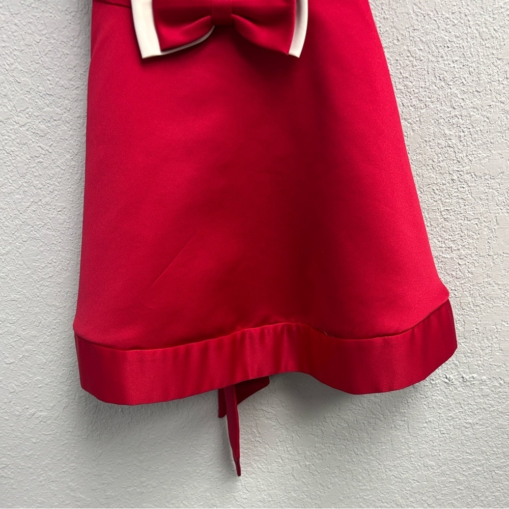 2T Princess Faith satin Christmas dress with Crystal neck, Classic Sash, EUC. - Picture 7 of 10